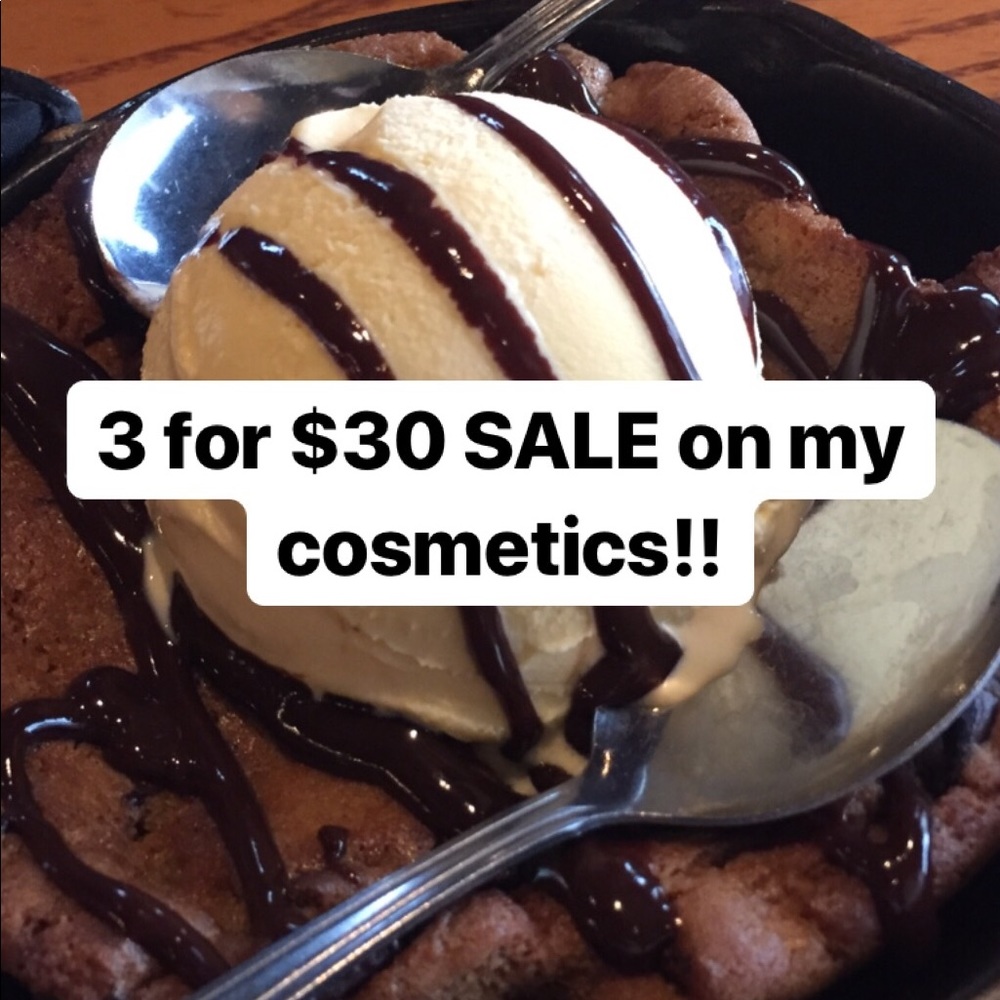 3 for $30! On my listed cosmetics!